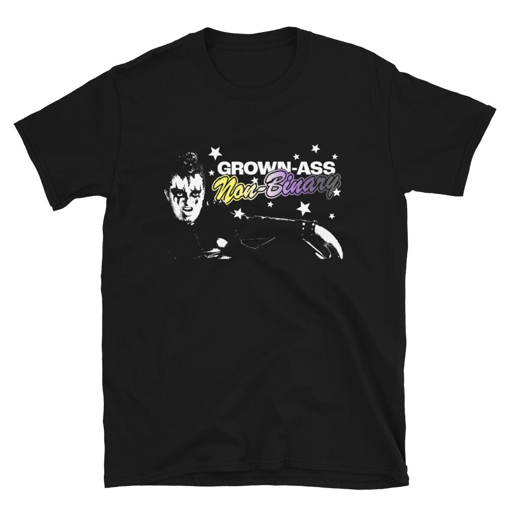 Grown-Ass Non-Binary Short-Sleeve Unisex T-Shirt